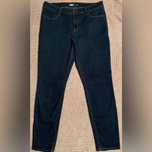 Womans Dark Wash Old Navy Jeans